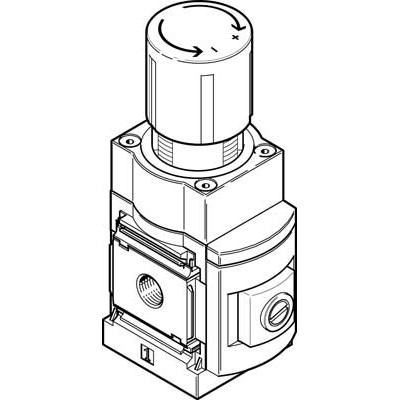 Festo MS6-LRP-1/2-D2-A8 - Festo 1/2 BSPP(G) Precision Regulator