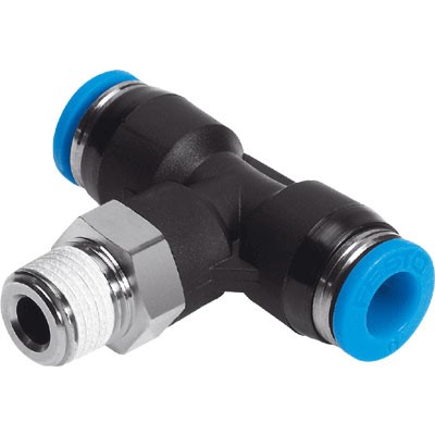 Festo QST-1/4-10 - FESTO MALE TEE R1/4 X 10mm OD