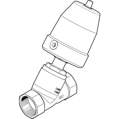 Festo VZXF-L-M22C-M-A-G1-240-M1-V4V4T-80-40 - Festo Angle Seat Valve