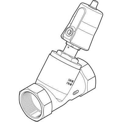 Festo VZXF-L-M22C-M-A-N2-450-M1-V4V4T-50-4 - Festo Angle Seat Valve