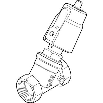 Festo VZXF-L-M22C-M-B-N114-290-H3B1-50-7 - Festo Angle Seat Valve